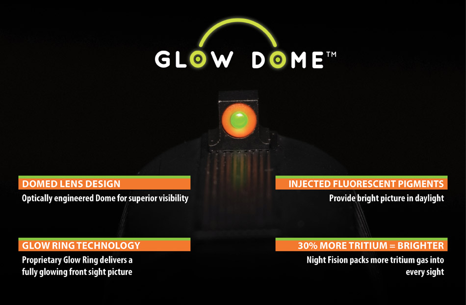 Night Fision Glow Dome Front Sight