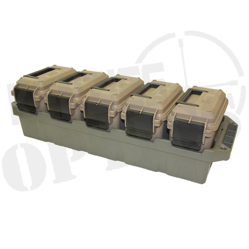 MTM Case Gard 5 Can Ammo Crate Mini
