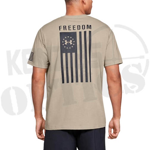 Under Armour Freedom Graphic T-Shirt - Desert Sand (290)/Black