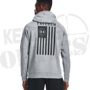 Under Armour Freedom Flag Rival Hoodie - Gray
