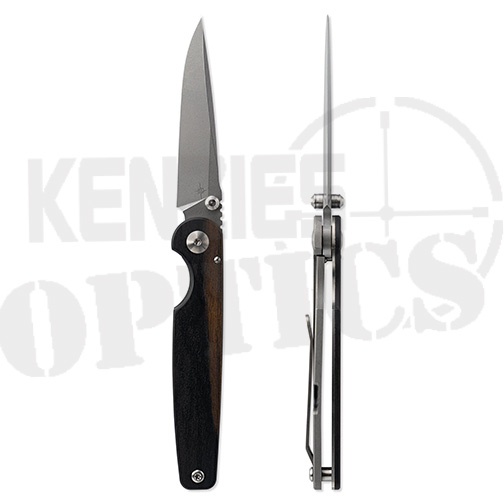 Toor Knives Suitor FL154S Folding Knife - Ebony