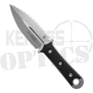 Microtech Borka SBD D/E Fixed Blade Knife Black G-10 - Stonewash - 201-12