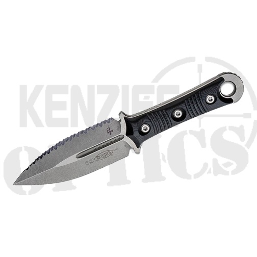 Microtech Borka SBD D/E Fixed Blade Knife Black