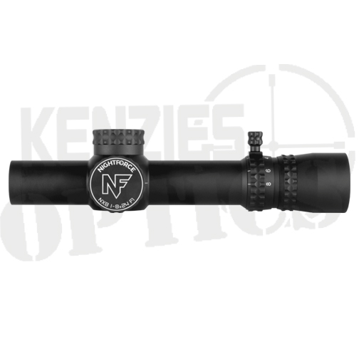 Nightforce NX8 1-8x24mm Capped Turrets F1 Scope - C654