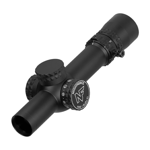 Nightforce NX8 1-8x24mm Capped Turrets F1 Scope - FC-DMx Mil Reticle