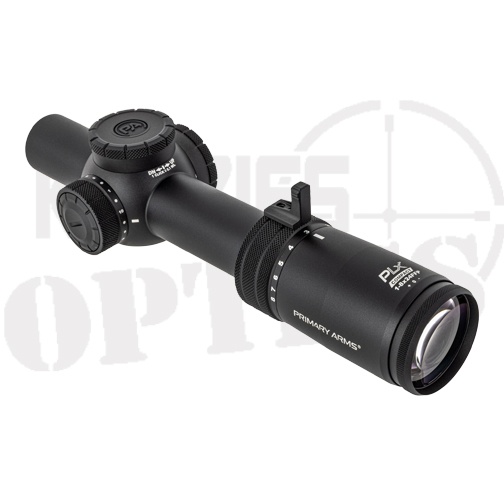 Primary Arms Compact PLx-1-8x24mm FFP Rifle Scope - Illuminated ACSS Raptor M8 Yard 5.56 / .308 Reticle