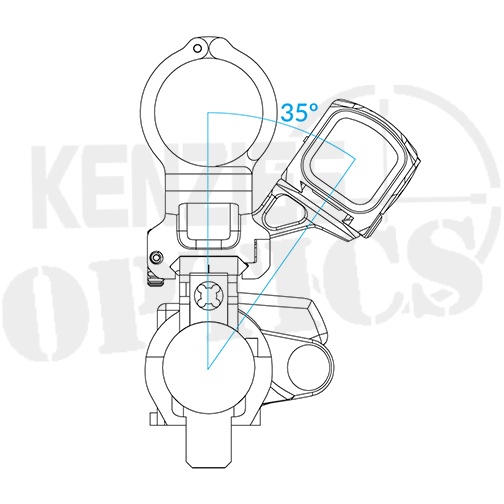 Scalarworks KICK/03 Aimpoint Acro Offset Mount - SW1800 - Right Handed