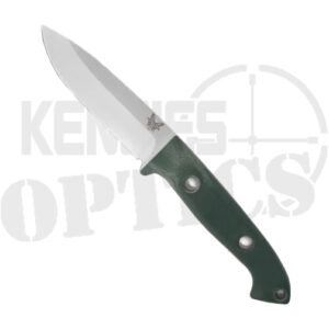 Benchmade 162 Bushcrafter S/E Fixed Blade Knife Green - Satin