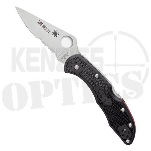 Spyderco Delica 4 Knife - C11FPSBKRD