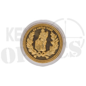 Microtech Marfione Custom 24K Gold Continental Medallion Coin