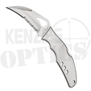 Spyderco Crossbill Stainless Steel Folding Knife - BY07PS