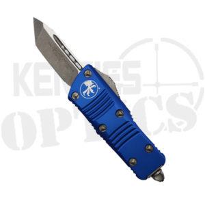 Microtech Troodon Mini OTF Automatic Knife - Blue - 240-10APBL