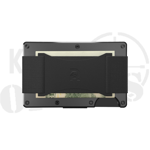 Ridge Wallet - Gunmetal w/ Cash Strap - RW-221