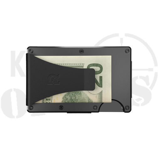 Ridge Wallet - Gunmetal w/ Money Clip - RW-222
