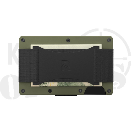 Ridge Wallet - Matte Olive w/ Cash Strap - RW-281
