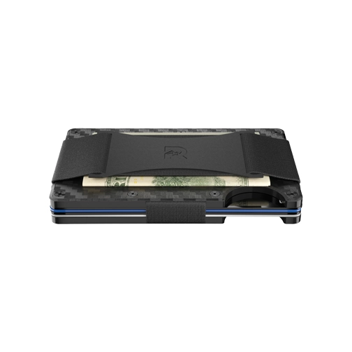 Ridge Wallet Carbon Fiber w/ Cash Strap