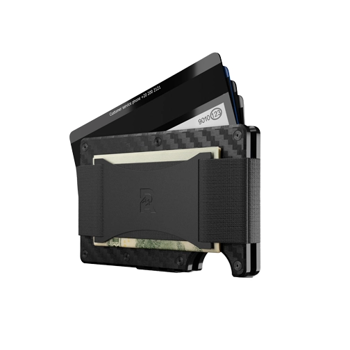 Ridge Wallet Carbon Fiber w/ Cash Strap