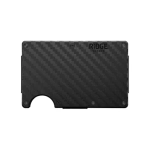 Ridge Wallet Carbon Fiber w/ Cash Strap