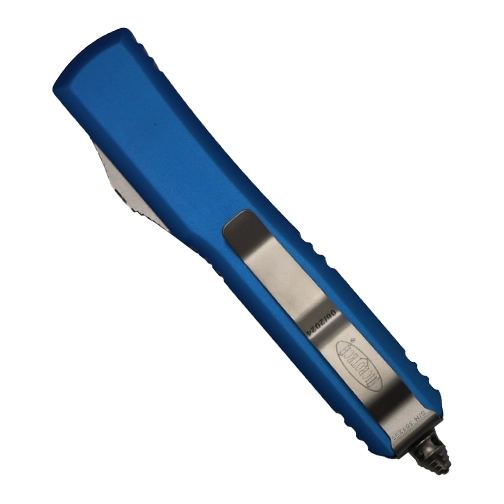 Microtech 121-10BL Ultratech S/E OTF Automatic Knife Blue - Stonewash