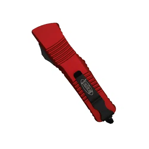 Microtech 143-2RD Combat Troodon S/E Partially Serrated OTF Automatic Knife Red - Black