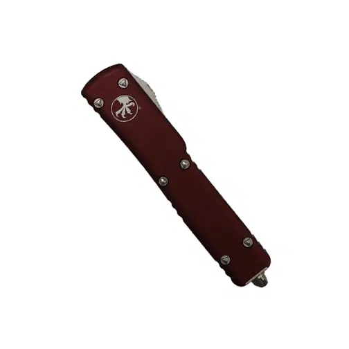 Microtech 147-10MR UTX-70 D/E OTF Automatic Knife Merlot - Stonewash