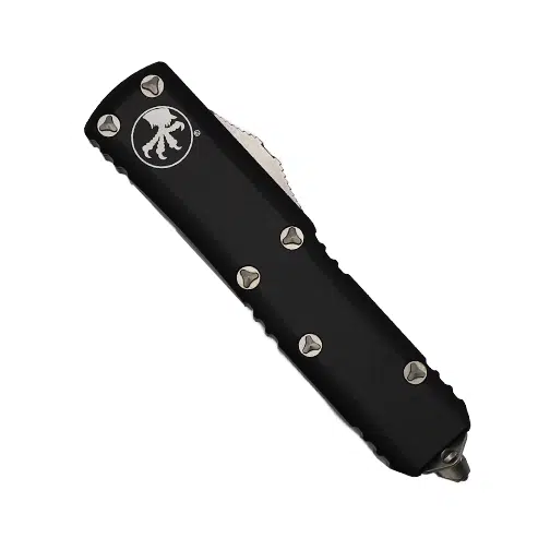 Microtech 230-10 UTX-85 D/E OTF Automatic Knife Black - Stonewash