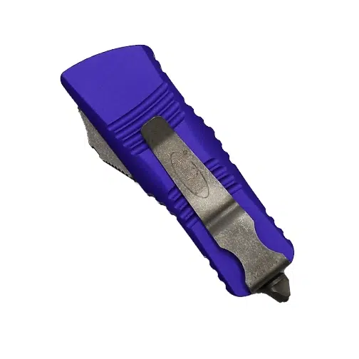 Microtech 238-10APPU Troodon Mini D/E OTF Automatic Knife Purple - Apocalyptic