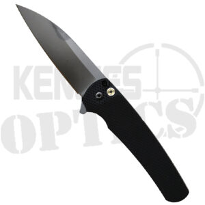 Pro-Tech Knives Malibu Blade Show 2023 MagnCut Flipper Knife Black Aluminum - Black DLC