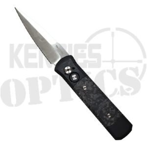 Pro-Tech Knives Godson Automatic Knife Marble Carbon Fiber - Satin