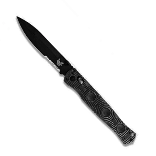 Benchmade 391SBK SOCP Folder Tactical Knife Black - Black