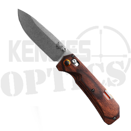 Benchmade 15062 Grizzly Creek S/E Folding Knife Stabilized Wood - Satin