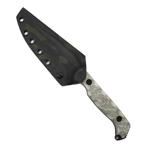 Toor Knives Darter S/E Fixed Blade Knife Vapor Grey G10 - Dragonfly Wing Black KG Gunkote