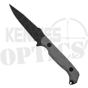 Toor Knives Darter S/E Fixed Blader Knife Vapor Grey G10 - Dragonfly Wing Black KG Gunkote