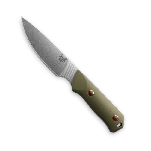 BENCHMADE 15600-01 RAGHORN S/E FIXED BLADE KNIFE OD GREEN SATIN