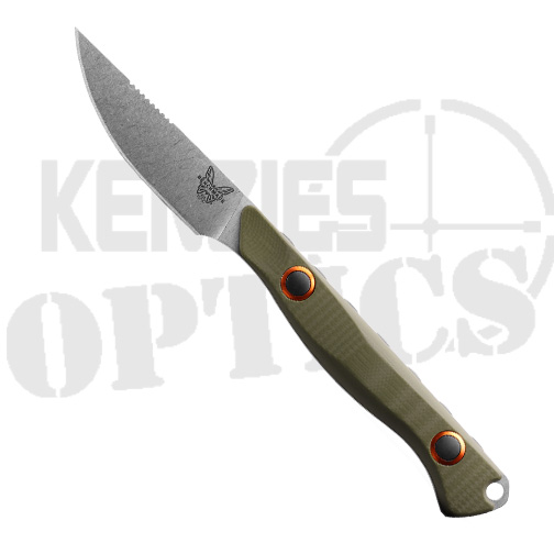Benchmade 15700-01 Flyway S/E Fixed Blade Knife OD Green - Satin
