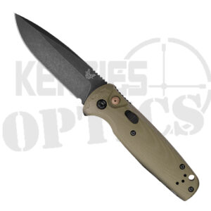 Benchmade 4300BK-02 CLA S/E Automatic Folding Knife OD Green G-10 - DLC Battlewash
