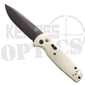 Benchmade 4300BK-03 CLA S/E Automatic Folding Knife Ivory G-10 - DLC Battlewash