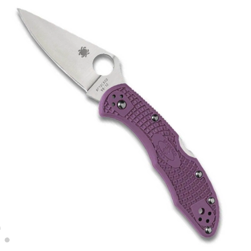 Spyderco C11FPPR Delica Folding knife Purple - Satin