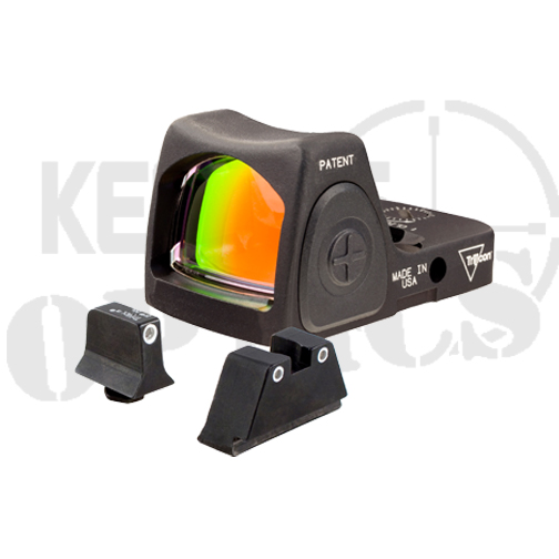Trijicon RM07-C-700793 Dual Defense Kit RMR Type 2 with Suppressor/Optic Height Sight Set