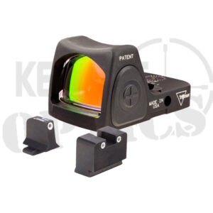 Trijicon RM07-C-700795 Dual Defense Kit RMR Type 2 with Suppressor/Optic Height Sight Set