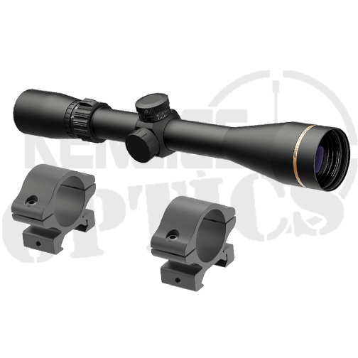 Leupold VX-Freedom 4-12x40mm Scope w/ CDS Duplex Reticle & Rifleman 1 Inch Rings Low Height Bundle