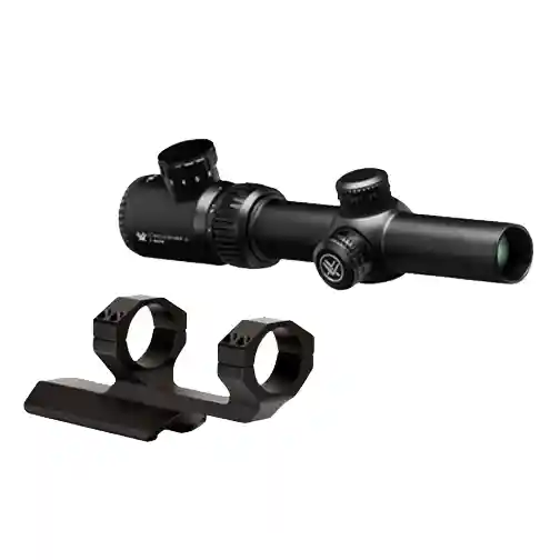 Vortex Crossfire II 1-4x24mm Scope w/ V-Brite Reticle & Cantilever Scope Mount-30mm w/ 2 Inch Offset Bundle