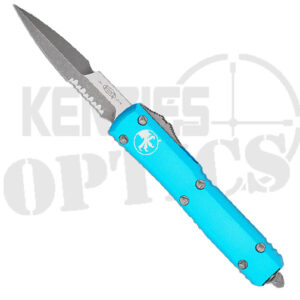 Microtech 120-11APTQ Ultratech Partially Serrated D/E OTF Automatic Knife Turquoise - Apocalyptic
