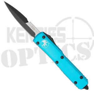Microtech 120-1TQ Ultratech D/E OTF Automatic Knife Turquoise - Black