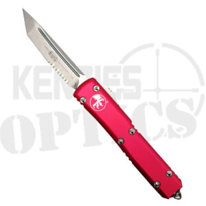Microtech 123-11PK Ultratech T/E Partially Serrated OTF Automatic Knife Pink - Stonewash