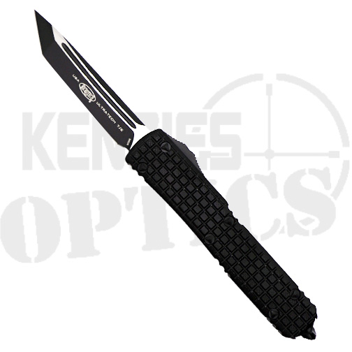 Microtech 123-1TFRGTBKS Ultratech Signature Series T/E OTF Automatic Knife Black Frag - Black