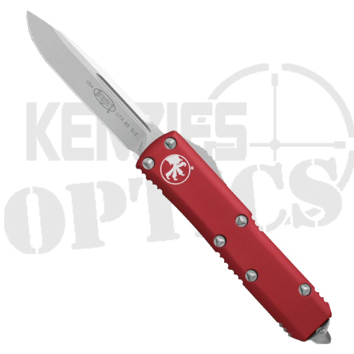 Microtech 231-10RD UTX-85 S/E OTF Automatic Knife Red - Stonewash