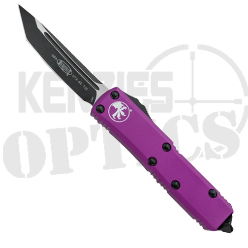 Microtech 233-1VI UTX-85 T/E OTF Automatic Knife Violet - Black