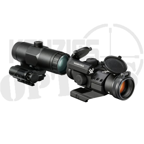 Vortex Strikefire II Bright Red Dot & VMX-3T Magnifier Bundle