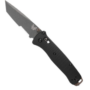 Benchmade 537SGY-03 Bailout Partially Serrated T/E Folding Knife Black - Tungsten Grey